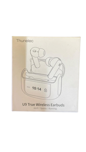lot 16464 image: Thunelec U9 True Wireless Earbuds with Charging Case - Retail $25