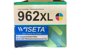 lot 16465 image: Wiseta 962XL Compatible Ink Cartridge Set - Retail $25