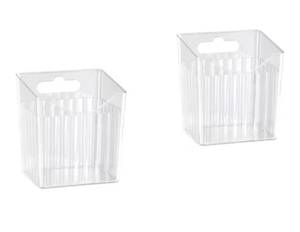 lot 19552 image: Wall Storage Box Wall Mounted No Adhesive  4pk -