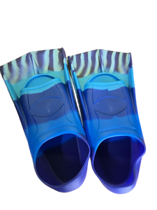 lot 19558 image: Blue Training Swim Fins Size Unknown  - Retail $15