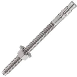 lot 20152 image: Wensilon 5Pcs 58x8 Inch Standard Fasteners for Heavy-Duty 304 Stainless Steel Wedge Anchors for Cement and Concrete - Retail $50