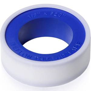 lot 20191 image: Teflon Tape,PTFE Plumbers Tape,for Sealing,Plumbing,Sealant,Thread Seal for Shower Head,Water Pipe,Prevent Leakage,(1 Roll,12 Inch X 520 Inches). - Retail $4