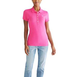 lot 20204 image: AEROPOSTALE Womens Aero Solid A87 Polo, Fucshia Purple, X-Small - Retail $10