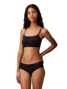 lot 6086 image: Calvin Klein Womens Invisibles Adjustable Strap Bralette Bra, -black, M - Retail $31