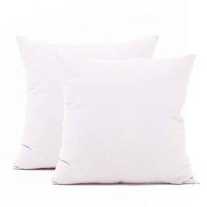 lot 6090 image: TAOSON Set of 2, 100% Cotton Soft Square Decorative Throw Pillow Protector Pillow Covers Sofa Solid Colors Couch Cushion Pillowcases with Hidden Zipper Only Cover No Insert - White 20 x 20 inch - Retail $313