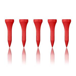 lot 6096 image: Zivisk Wooden Golf Tees 1-12 100 Count 38mm Red