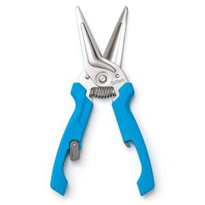 lot 6126 image: TULLEN Snips - Cut Virtually Anything Easily - Shears for the Kitchen, Garage, Garden, Crafts, Boat, Office, Plastic, Cardboard, Meat, Fish. Dishwasher Safe. NZ Brand. (Blue) - Retail $1,289