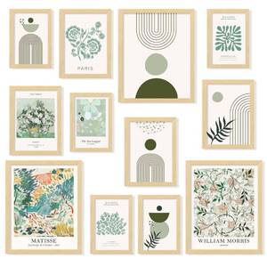 lot 12073 image: 97 Decor Sage Green Room Decor Aesthetic - Sage Green Wall Decor, Sage Matisse Wall Art Prints, Green Posters Wall Collage, Pastel Aesthetic Pictures for Teen Girls Dorm Bedroom (Unframed) - Retail $5