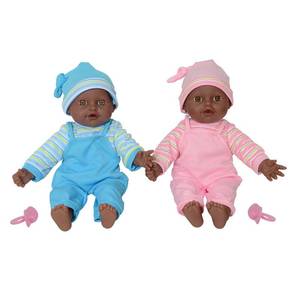 lot 12156 image: The New York Doll Collection Twin Dolls (African American) - Retail $28