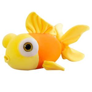 lot 12172 image: zhidiloveyou Fish Stuffed Animal Yellow Goldfish Plush Cute Toy Gifts for Kids Adults, 13.78 - Retail $10in