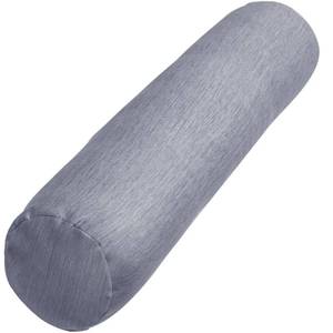lot 13366 image: 1 MIDDLE ONE Body Pillow, Bolster Pillow with Cooling Cover, Long Round Roll Cylinder Pillow for Bed, 35 x 7.87in, Grey - Retail $35in