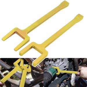 lot 14028 image: MOEBULB 12020 Axle Popper Kit 2PC CV Axle Removal Tool for Most FWD Front Wheel Drive Vehicles Removing Stuck Half Shaft Fixing Damaged CV Joints CV Axle Puller, Gold - Retail $23