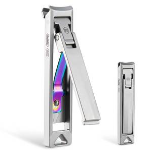 lot 14029 image: KeyUnity KN02 Keychain Nail Clippers, Foldable Stainless Steel Fingernail Cutter for Travel and Everyday Carry - Retail $15