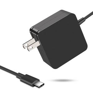 lot 14480 image: 65W USB C Power Adapter, Fiattigear Type C Power PD Wall Fast Charger Compatible with Mac Book Pro, Dell Latitude, Lenovo, Huawei Matebook, HP Spectre, Acer Chromebook and Any Laptops or Smart Phones1 - Retail $19