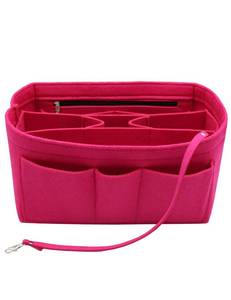 lot 14487 image: LEXSION Felt Insert Bag Organizer Bag In Bag For Handbag Purse Organizer Fits Speedy Neverful - Retail $27
