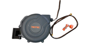 lot 15417 image: Neotec Retractable Garden Hose Reel - Retail $85