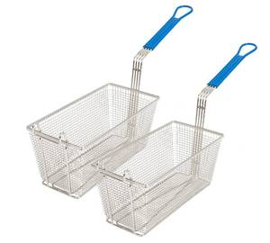 lot 1389 image: 2pk Deep Fryer Baskets
