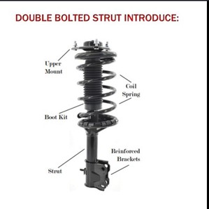 lot 1396 image: Double bolted strut complete strut -