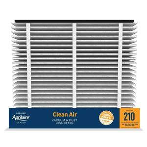 lot 1408 image: AprilAire 210 MERV 11 Replacement Filter for Whole House Air Purifiers  White