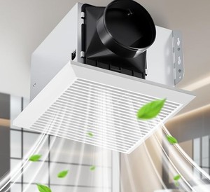 lot 5915 image: Growneer Bathroom Exhaust Fan 110 CFM - Retail $25