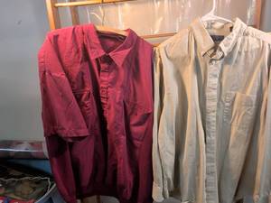 lot 84 image: Canyon Ridge & Roundtree Yorke Mens Button-Down Shirts Bundle Size XL AND 3XL