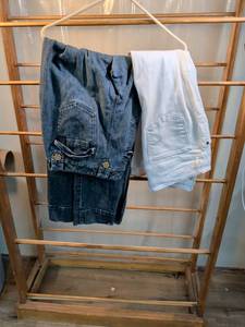 lot 164 image: Cookie Johnson Glory Slim Boyfriend & Talbots Petite Denim Shorts Bundle