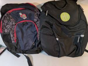 lot 183 image: Lot of 2 Backpacks Mario Nintendo and Pivot Point