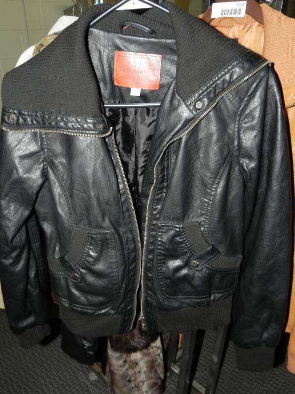 miss london leather jacket