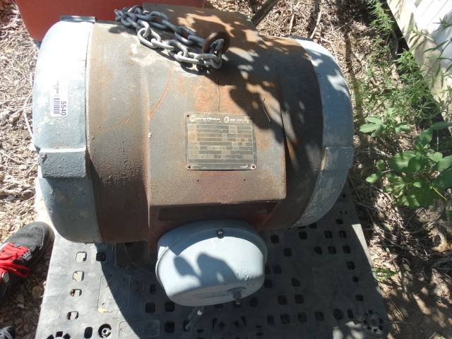 lot 5540 image: LARGE Marathon electric 3 ph rebuilt electric motor