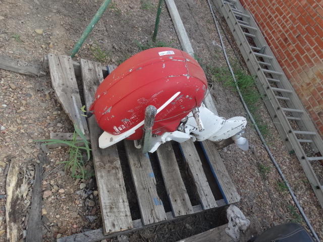 lot 5619 image: Sea Horse 25 hp boat motor
