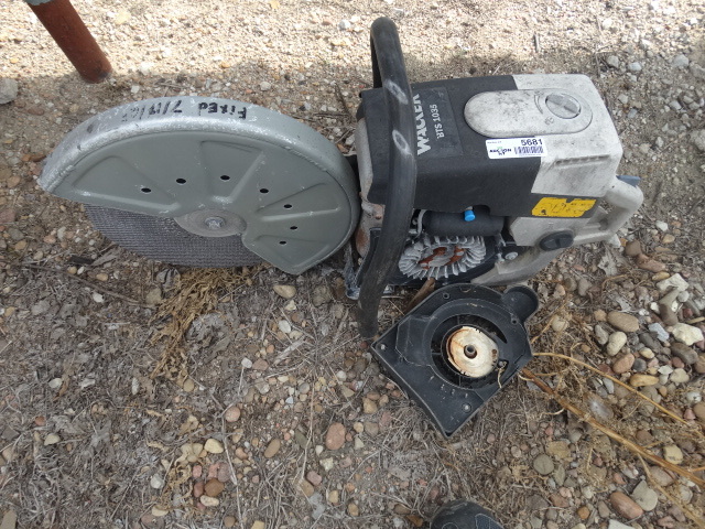 lot 5681 image: Wacker BTS 1035 gas powered chop saw