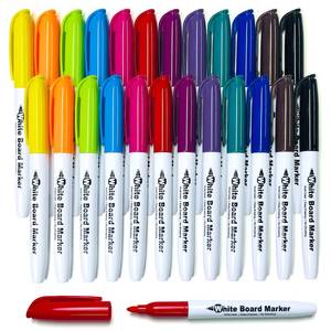 lot 5407 image: SFAIH Dry Erase Markers Fine tip 12 Colors, 24 Pack (2 Dozen) - Low Odor Whiteboard Markers for Office Teams, Study Groups, Home Schooling