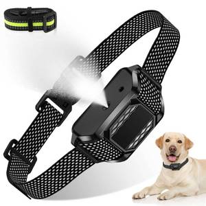 lot 5447 image: Collar with 5 Adjustable Sensitivity Beep Vibration Spray Bark Collar for LMS Citronella Dog Collar0815