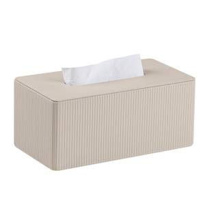 lot 5581 image: Cretkhp PU Leather Tissue Box Cover Rectangle with Magnetic Closure, Modern Tissue Box Holder for Bathroom NightStands Livingroom, Decorative Tissue Holder for 120(3-Ply)160(2-Ply) Tissue Box (Beige)