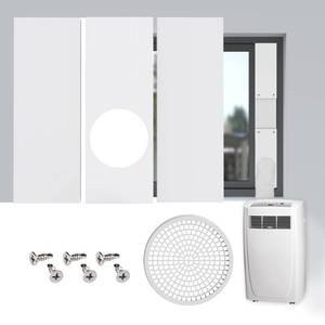 lot 5596 image: Daisypower Portable Air Conditioner Window Kit, Adjustable Seal Panels for Portable AC Hose with 5 Diameter, Window Vent Kit for Sliding Windows