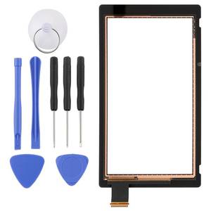lot 5619 image: AUTOKAY Front Outer Lens LCD Touch Screen Digitizer Replacement Part (NO LCD Screen) with Opening Tool Fits for Nintendo Switch MISSING PIECES