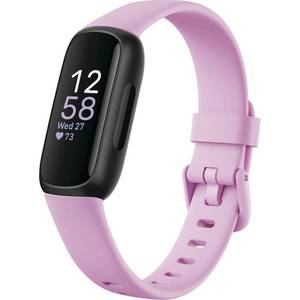 lot 5626 image: Fitbit Inspire 3 Health &-Fitness-Tracker with Stress Management, Workout Intensity, Sleep Tracking, 247 Heart Rate and more, Lilac BlissBlack