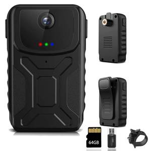 lot 5634 image: Compact 1080P FHD Body Camera with 130° Wide Angle, 64GB Built-in Memory, IP64 Waterproof, Motion Detection &amp Long Battery Life for Law Enforcement, Sports, Dash Cam, Biking NO-Night Vision