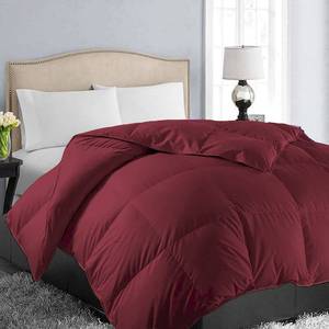 lot 5654 image: EASELAND Twin XL Down Alternative Comforter - Quilted Duvet Insert for All Seasons, Soft Lightweight with Corner Tabs, Summer Winter Warm Bedding, Burgundy 68x92 Inches