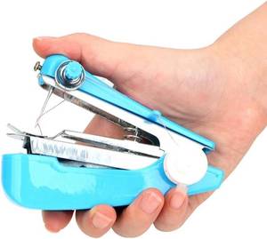 lot 5661 image: Handheld Sewing Machine - Portable Mini Manual Sewing Machine - Mini Sewer Machine - Hand Stitcher Sewing Machine - Needlework Tool For DIY Crafts Home Travel