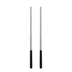lot 5676 image: 2 PCS Winding Rods D 12 x L 16.75 Inch with Black Random Antiskid Handle, Used for Garage Door Torsion Spring