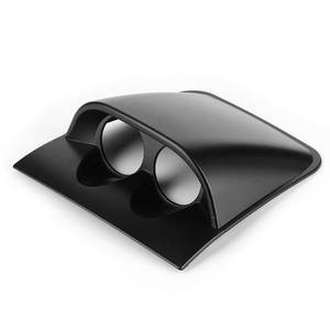 lot 6108 image: KIMISS 2in Dual Gauge Dash Pod, Dash Gauge Pod Dual Hole Car Meter Mount Holder Bracket Universal Auto Accessory (Black)