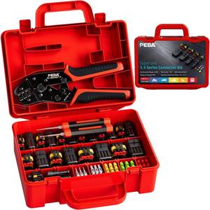 lot 6281 image: PEBA Waterproof Automotive Electrical Connectors Kit, Automotive MaleFemale 1234-Pin & Connector Plug and Ratchet Crimping Tool AWG 22-14, Ideal for Cars, Motorcycles & Boats  Pin Removal Tool