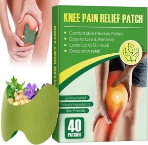 lot 6395 image: Knee Patches, Natural Patches Extract Sticker for Knee, Back, Neck, Shoulder (40Pcs)