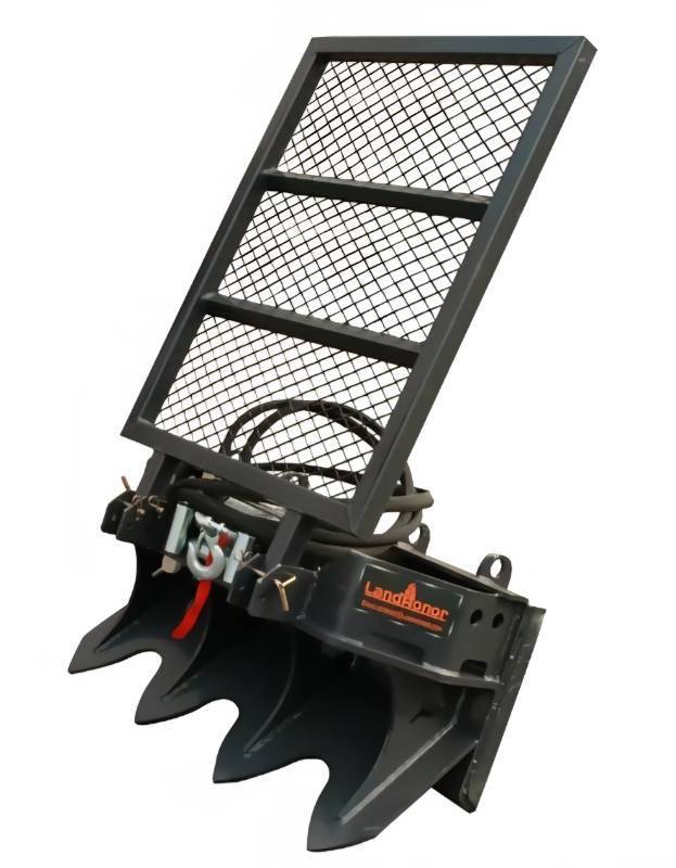 lot 3035 image: UNUSED LandHonor  FW-13-15000G 15000lb Hydraulic Forestry Winch - 100ft Cable Length - Built-in Chain Locks for Choker Sets