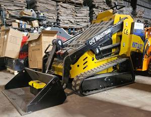 lot 2008 image: Unused 1.4 Ton, Kubota Diesel Engine 27HP Mini Skid Steer KKT(A)27 - Triple Hydraulic Pumps - Kubota D1105 Water Cooled Diesel Engine - This is the Bad Boy Everybody Asks For