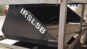 lot 5253 image: Unused Heavy Duty 72in Smooth Blade Skid Steer Bucket IRSLSB