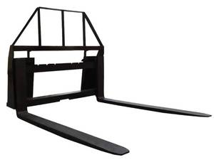 lot 5437 image: Unused CFG Pallet Fork Frame with 48 Forks for Skid Steer 4000 lbs  SAII100