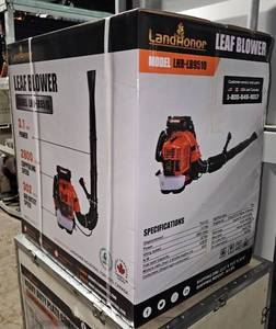 lot 3027 image: UNUSED LandHonor Leaf Blower LHR-LB95210 - Professional-Grade Gas Leaf Blower Featuring 3.1 kW Power, 2800 rmin Supplying Speed, and 302 fts Air Outlet Speed