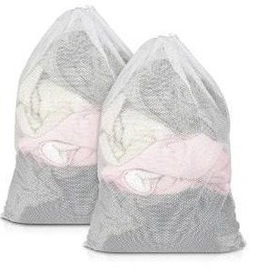 lot 34858 image: 2 Pack Mesh Laundry Bags